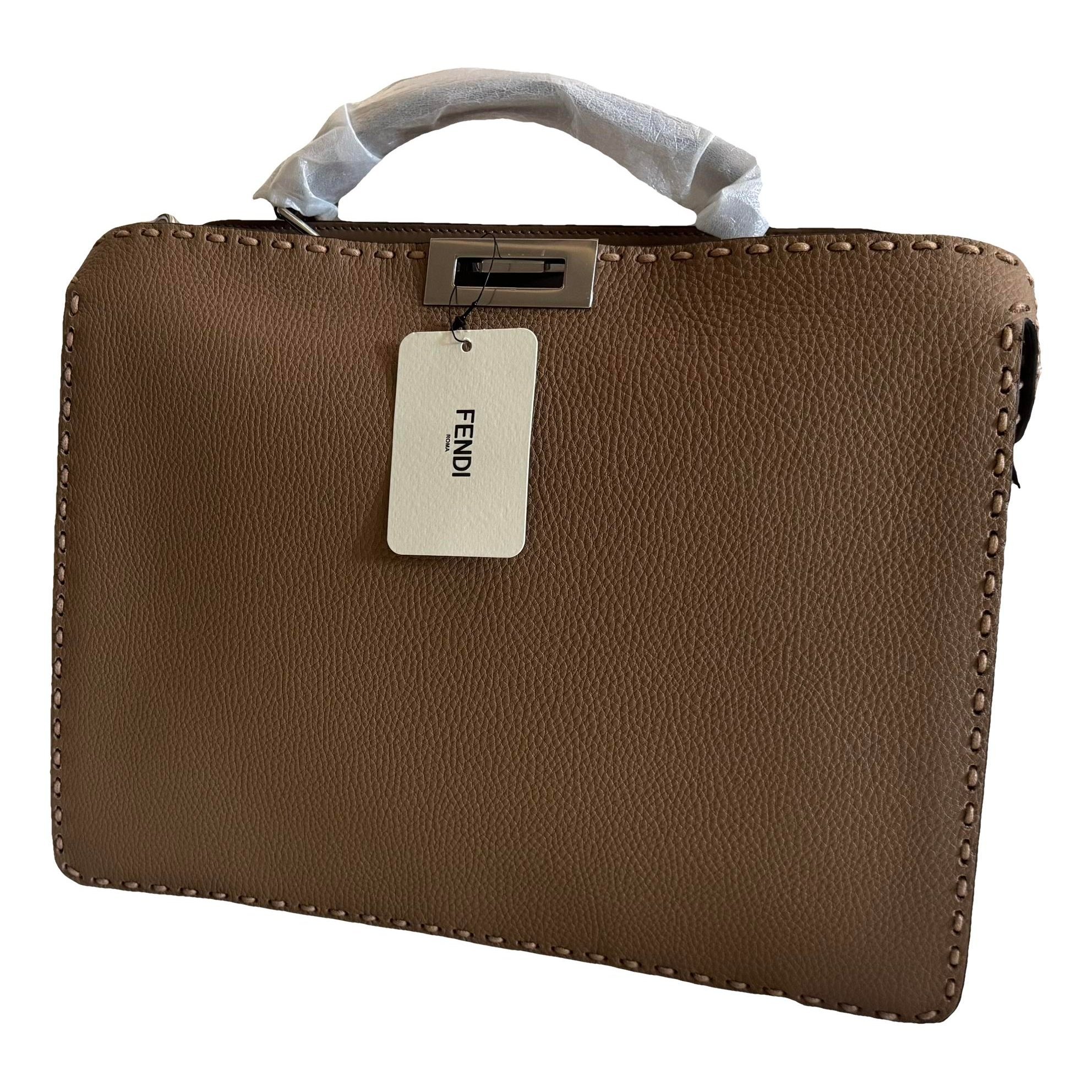 Peekaboo leather crossbody bag