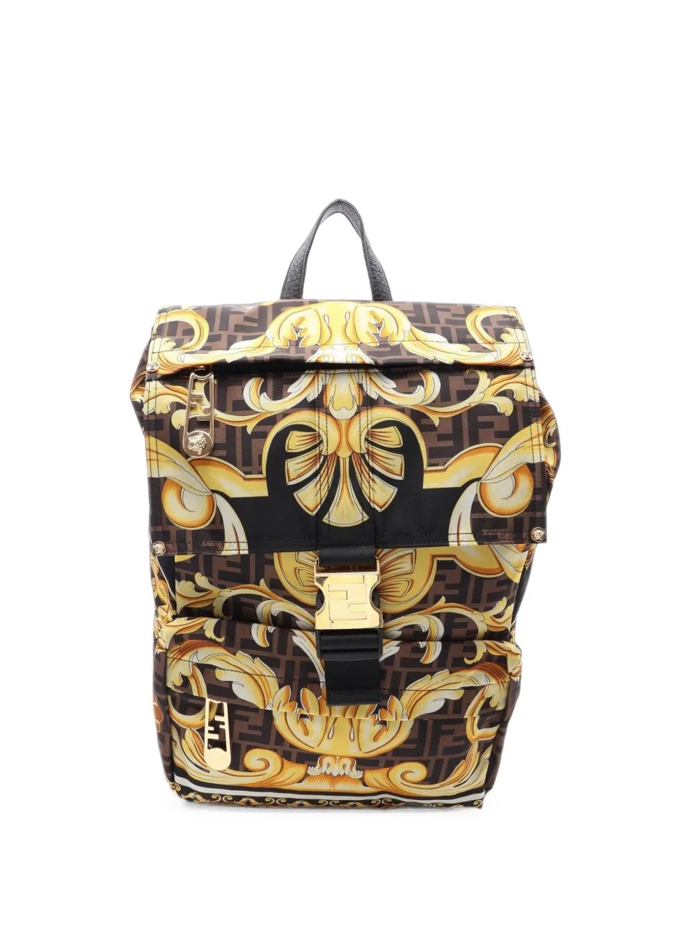 x Versace 2010s Fendace backpack
