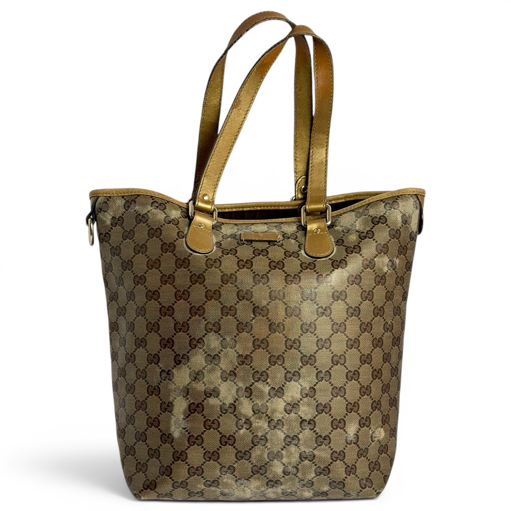 Leather tote