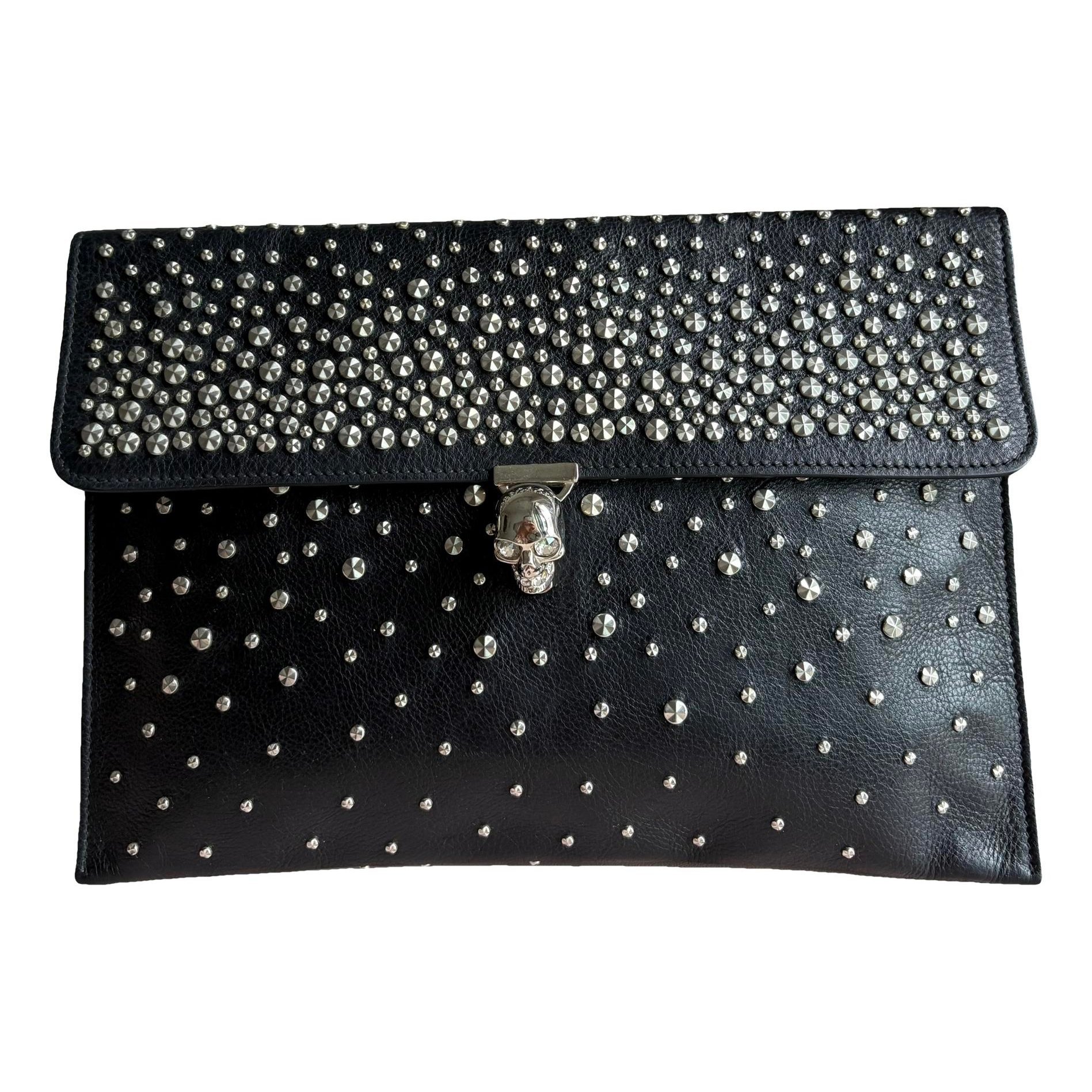 Alexander McQueen Knuckle leather clutch bag