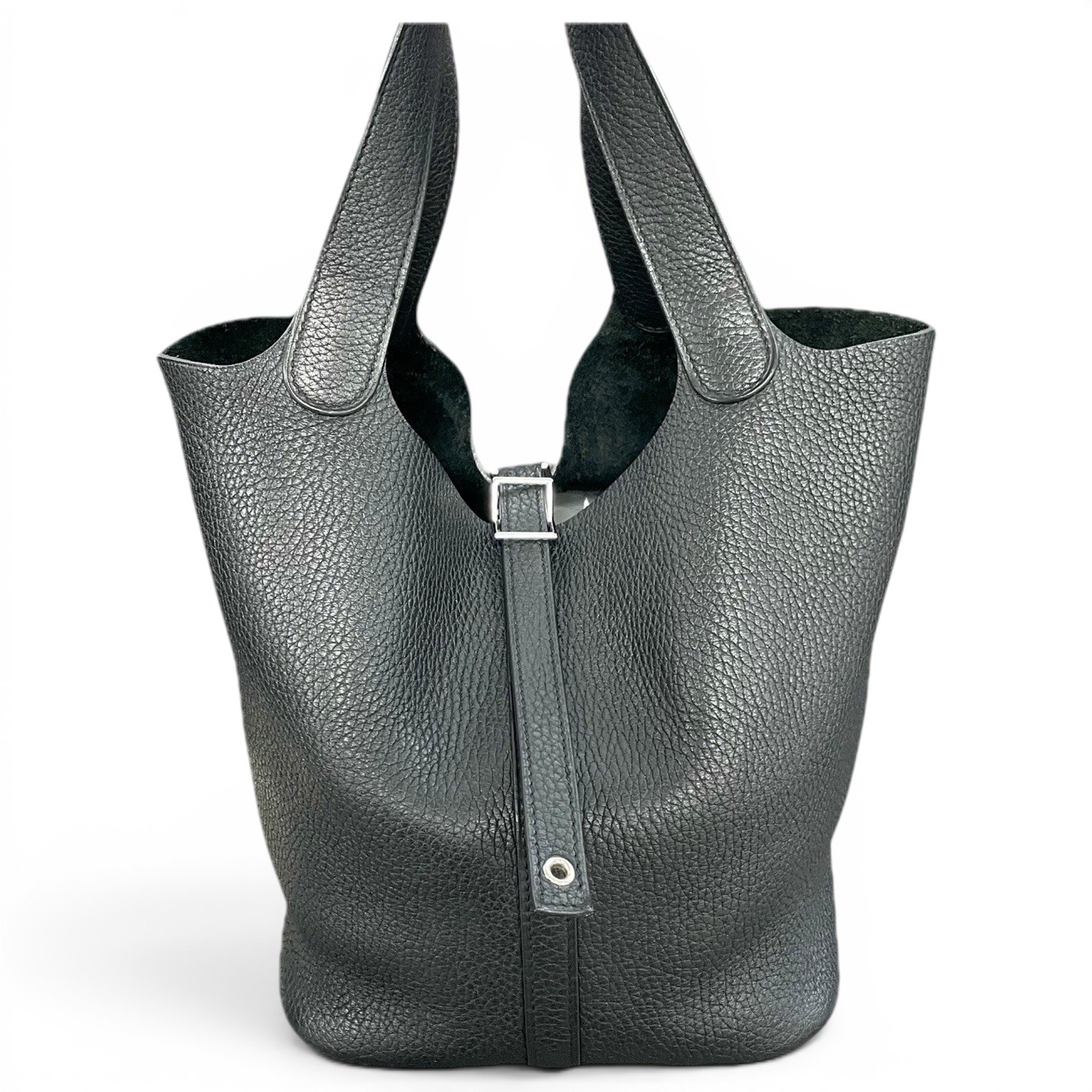 Picotin leather handbag