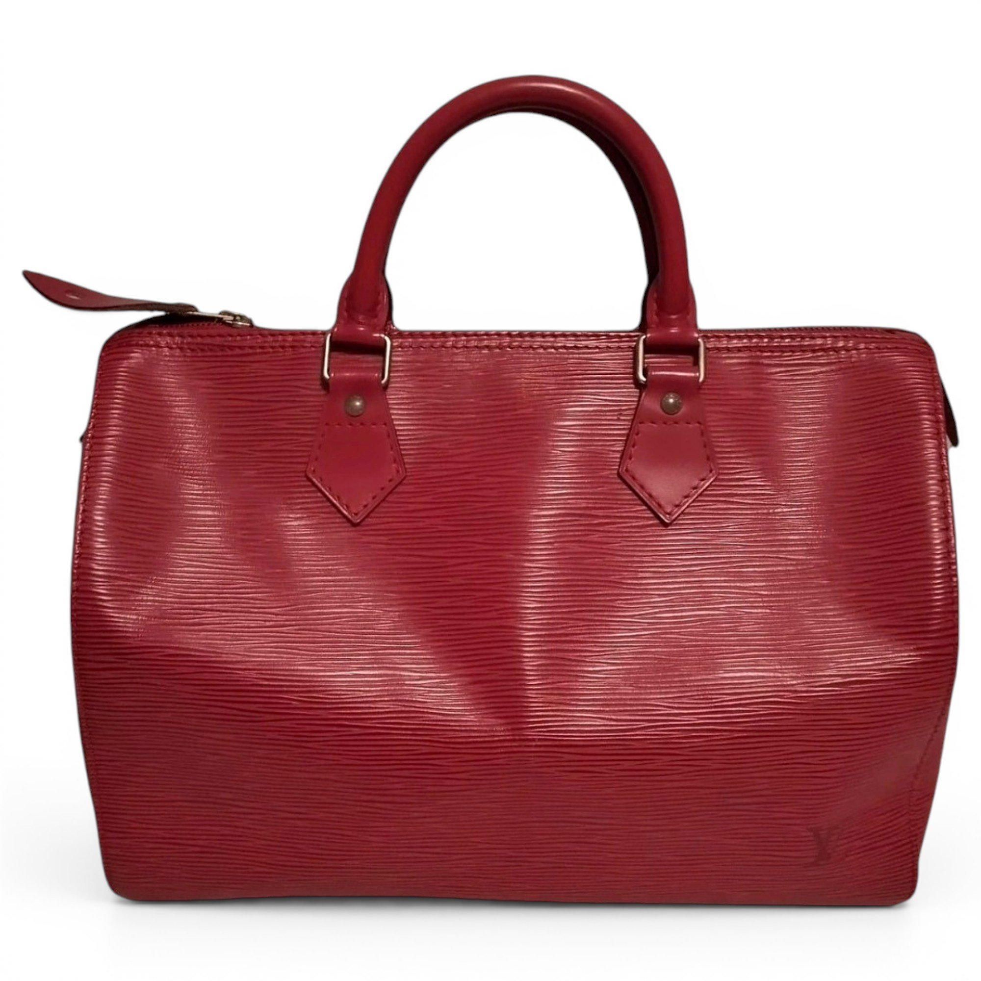 Speedy leather handbag
