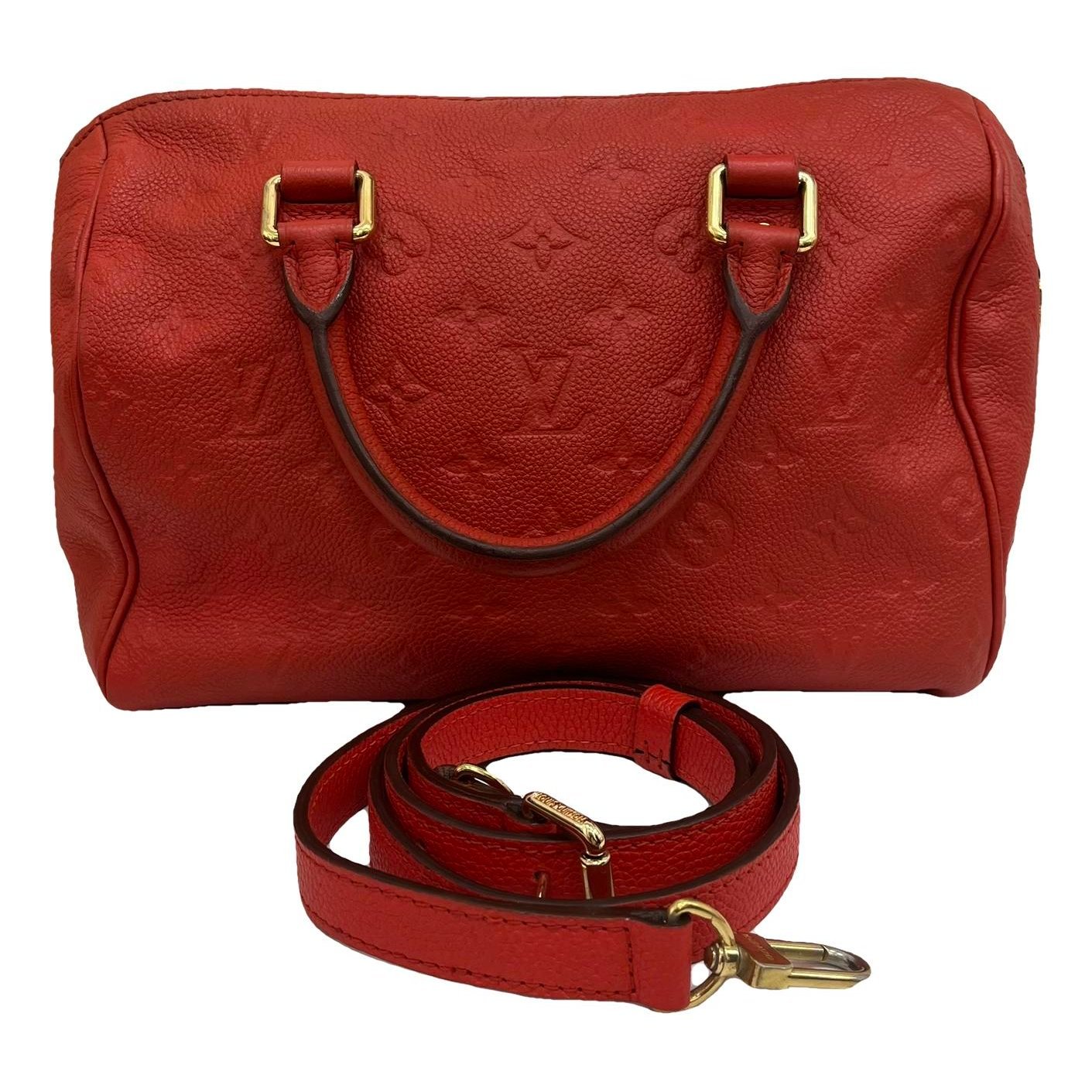 Speedy leather handbag