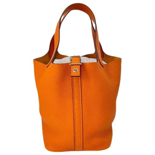 Picotin leather handbag