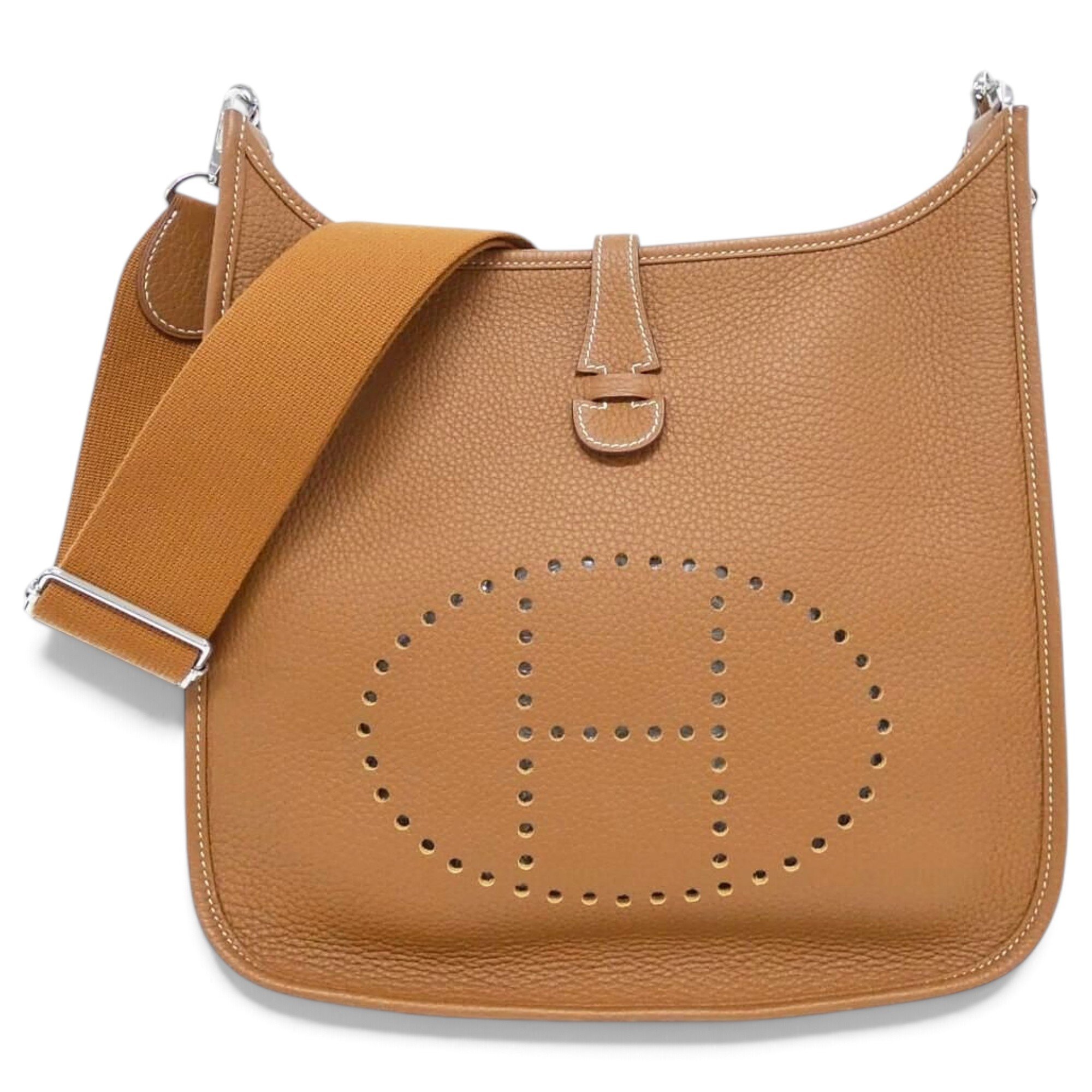 Evelyne leather handbag