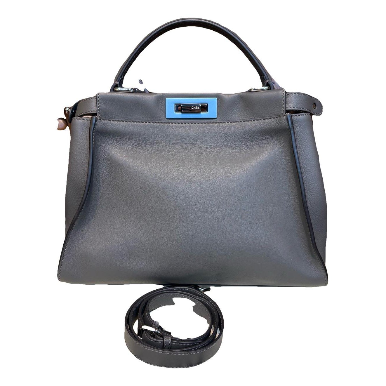 Peekaboo leather handbag