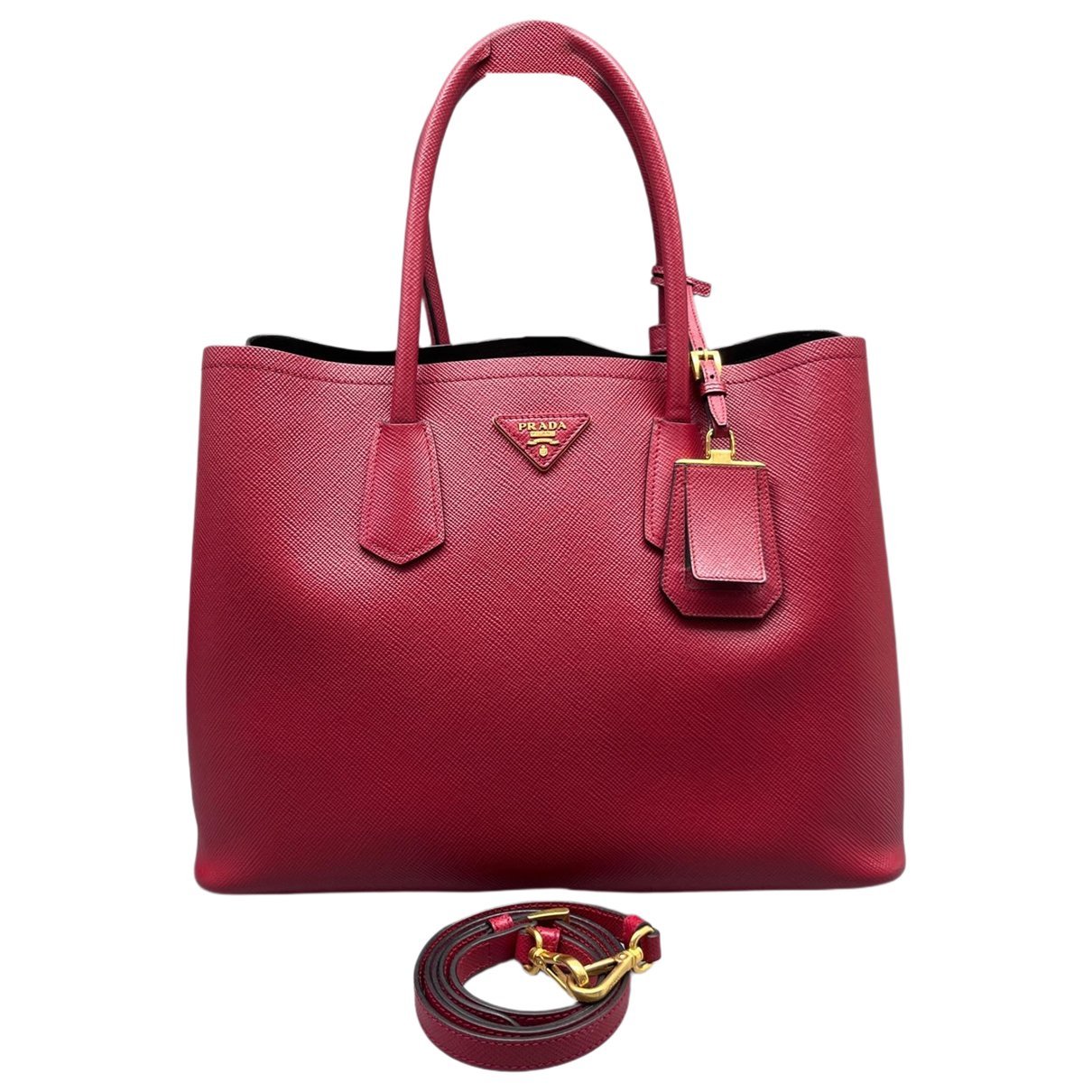 Prada Double leather tote