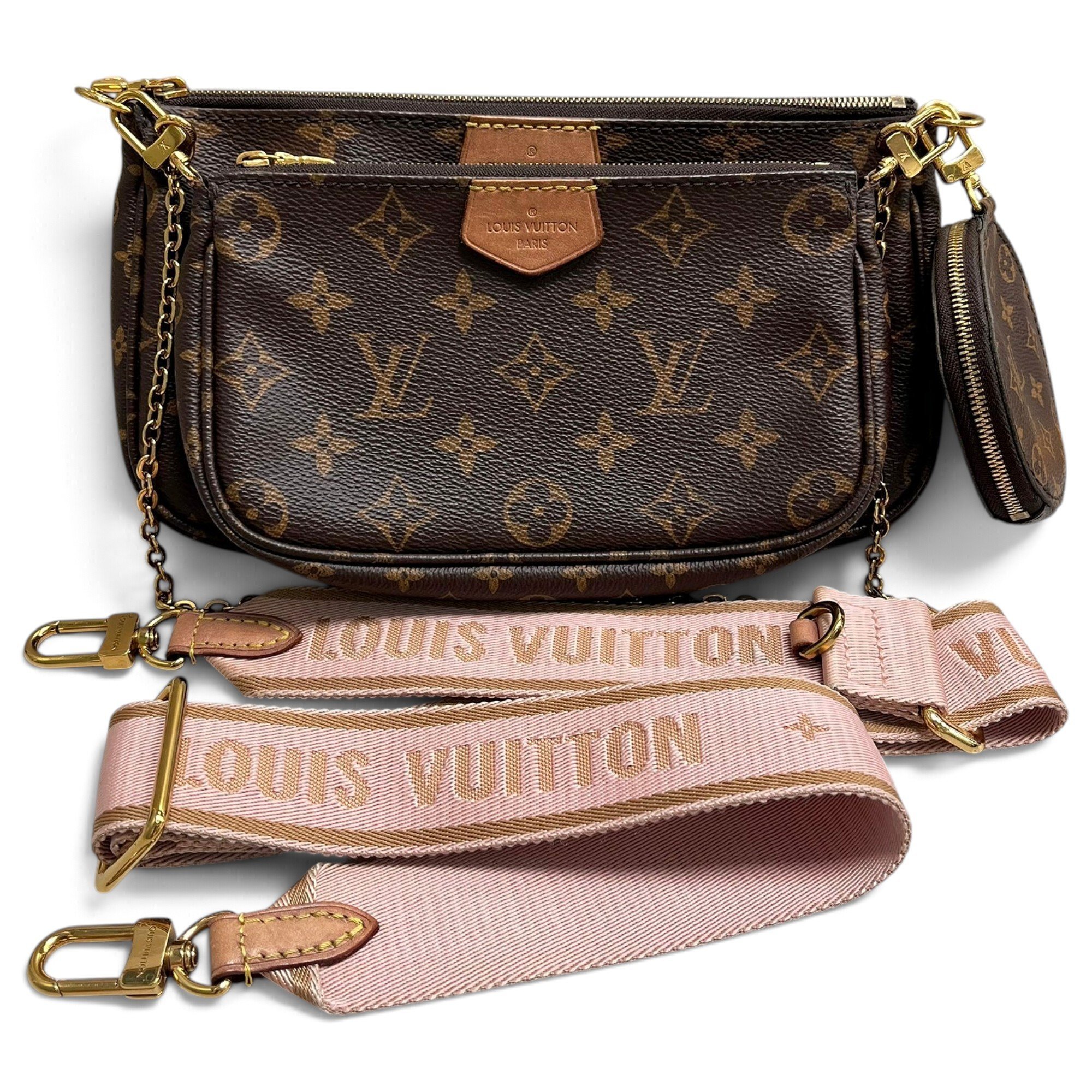 Multi Pochette Accessoires leather handbag