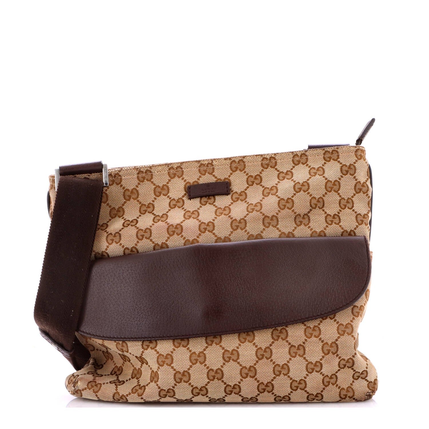 Front Pocket Messenger Bag GG Canvas Medium
