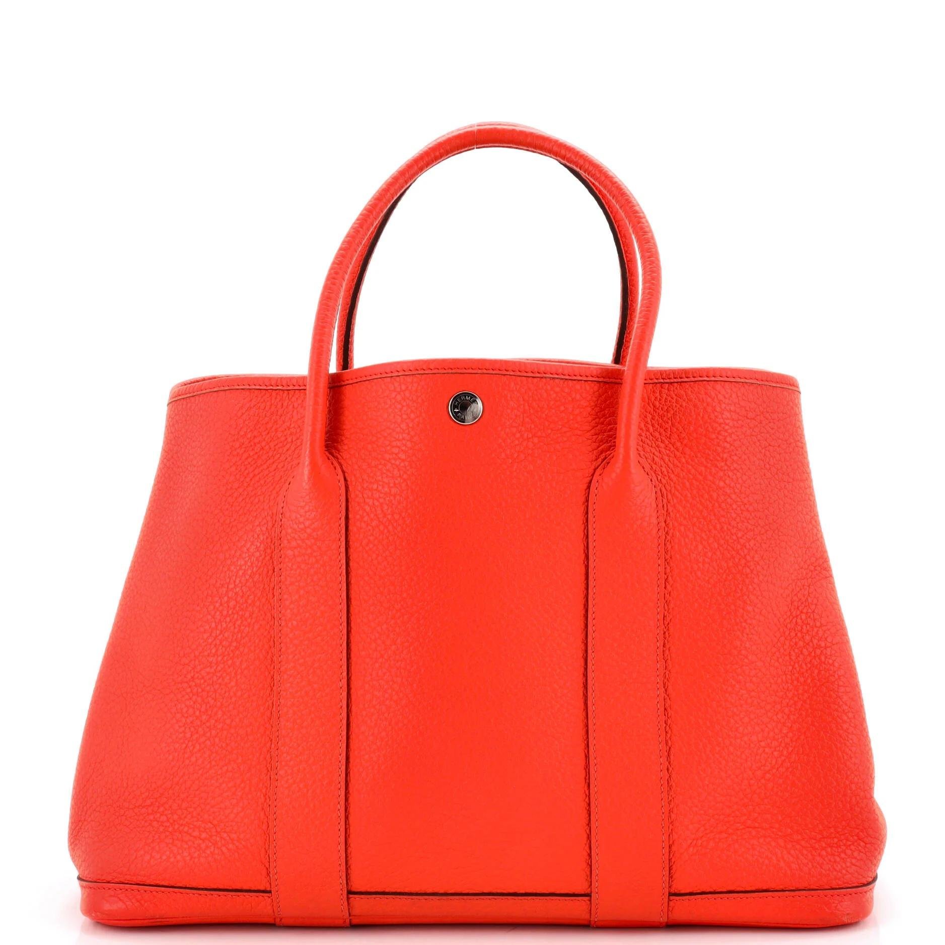 Leather tote