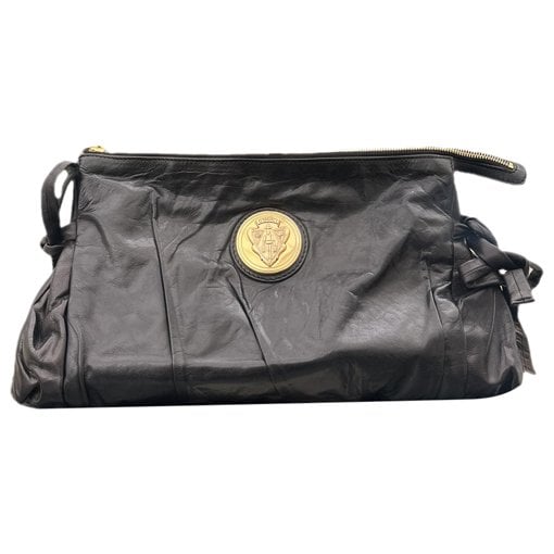Hysteria leather clutch bag