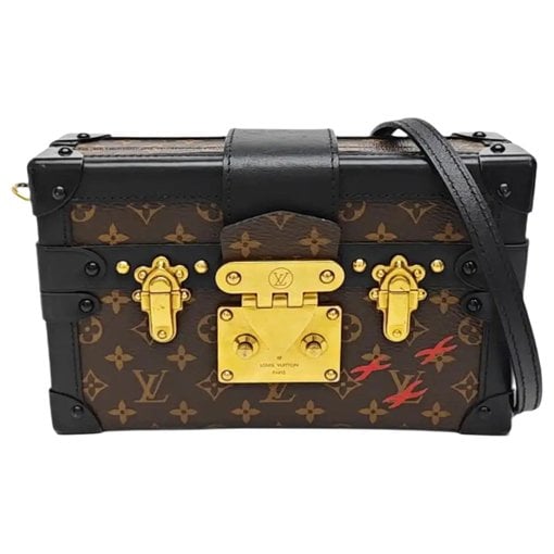 Petite Malle leather handbag