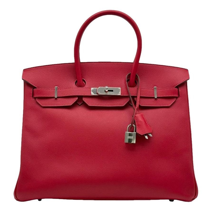 Birkin 35 leather handbag