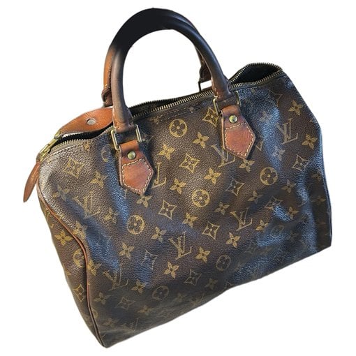 Louis Vuitton Speedy cloth handbag