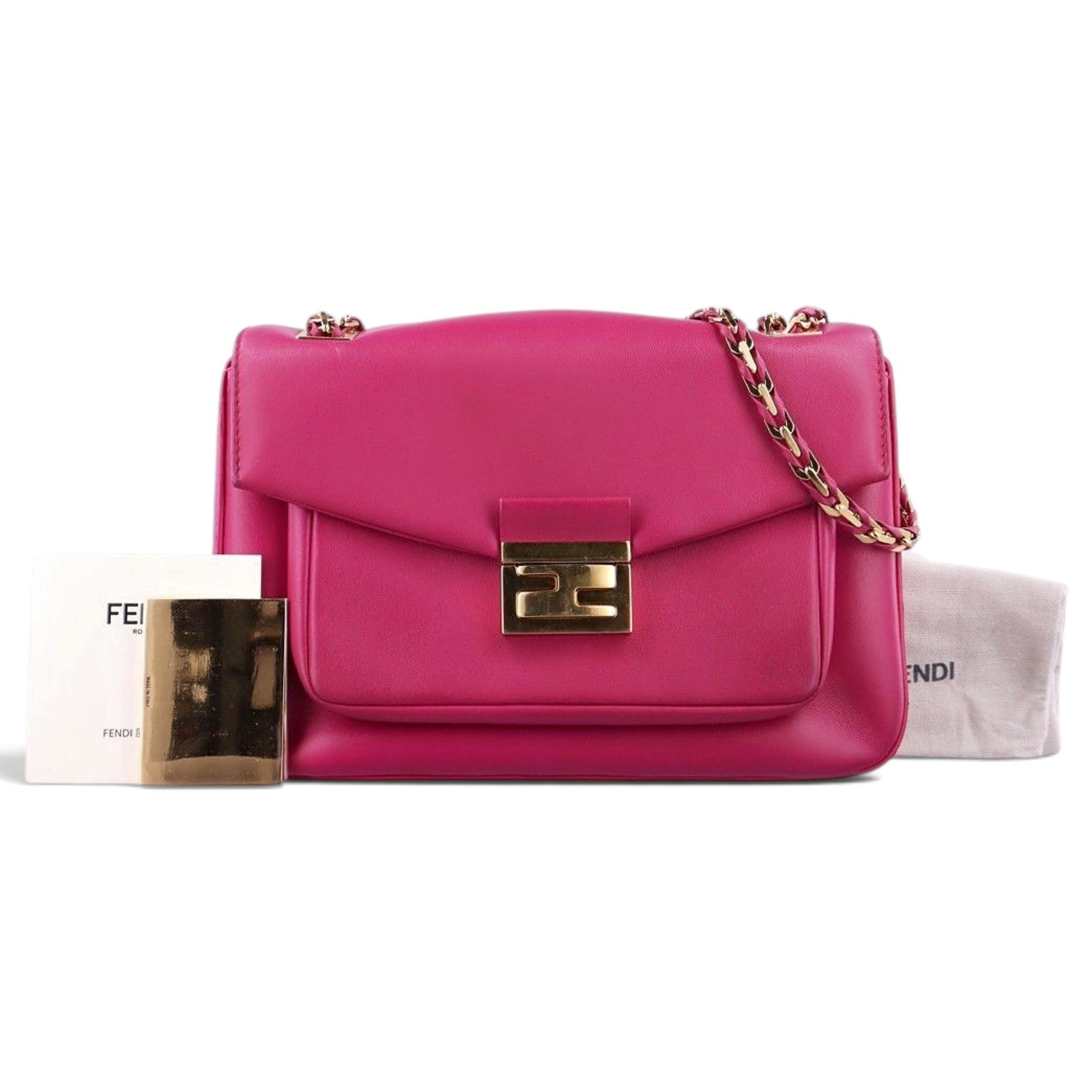 Baguette leather handbag