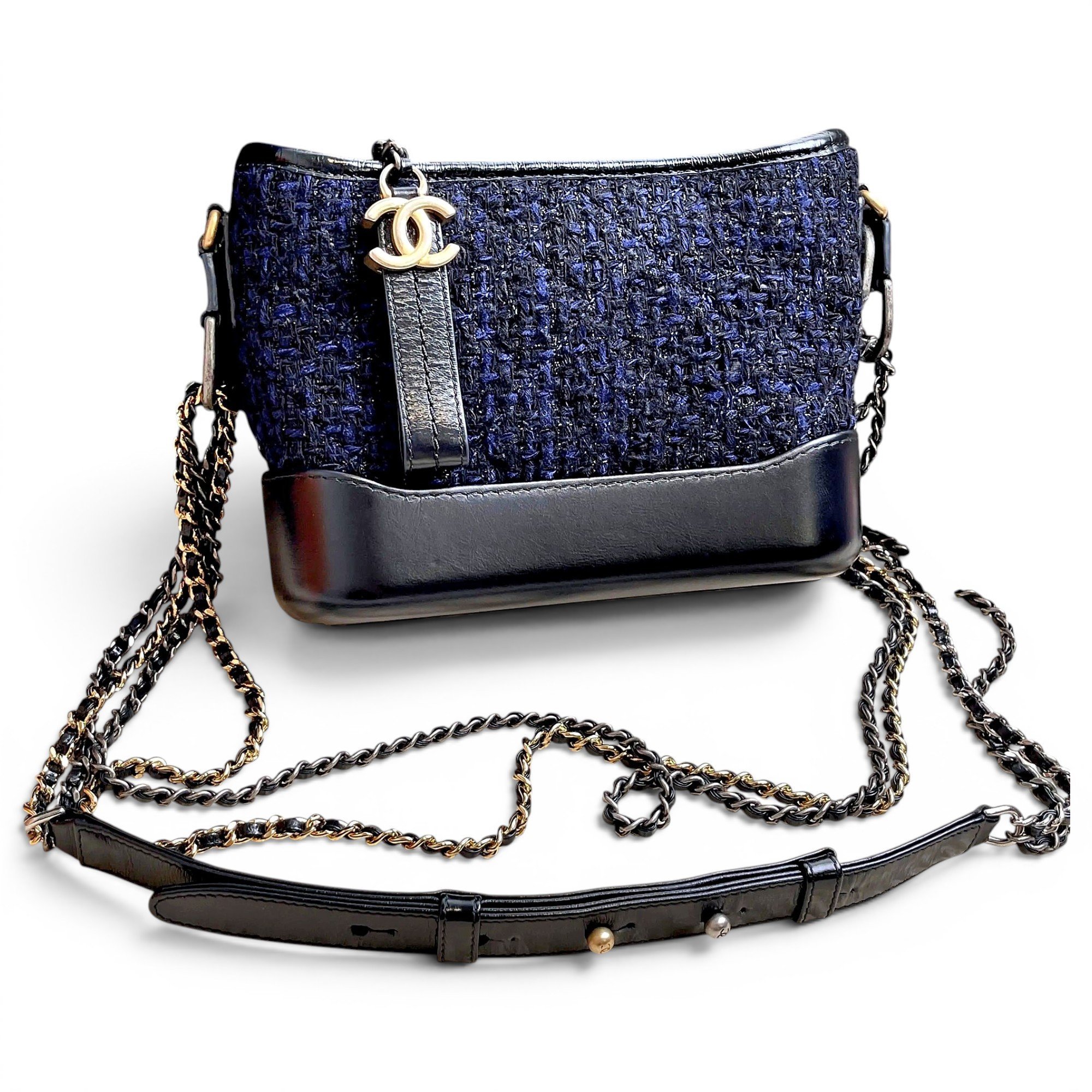 Gabrielle tweed crossbody bag