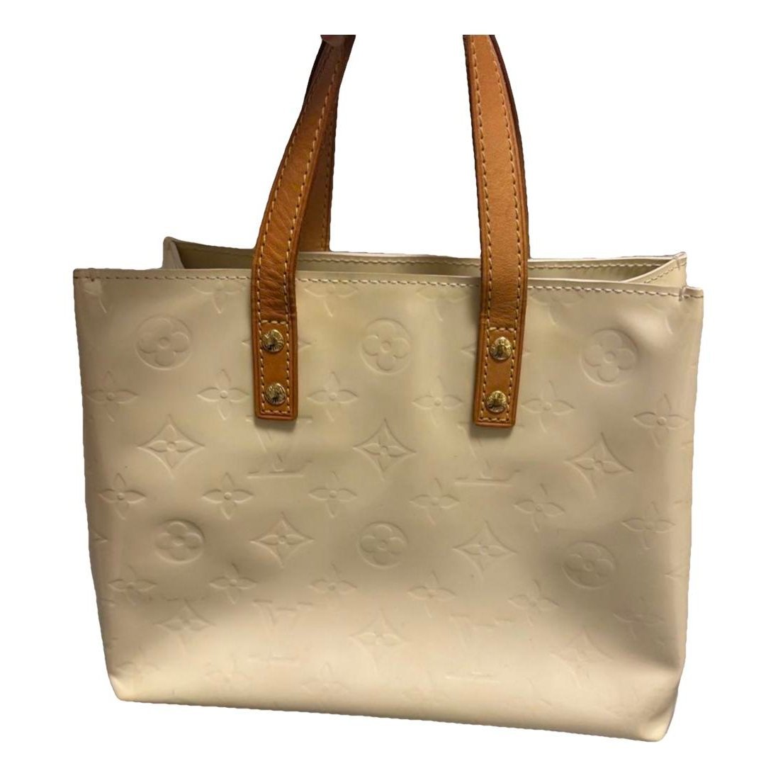 Reade patent leather handbag
