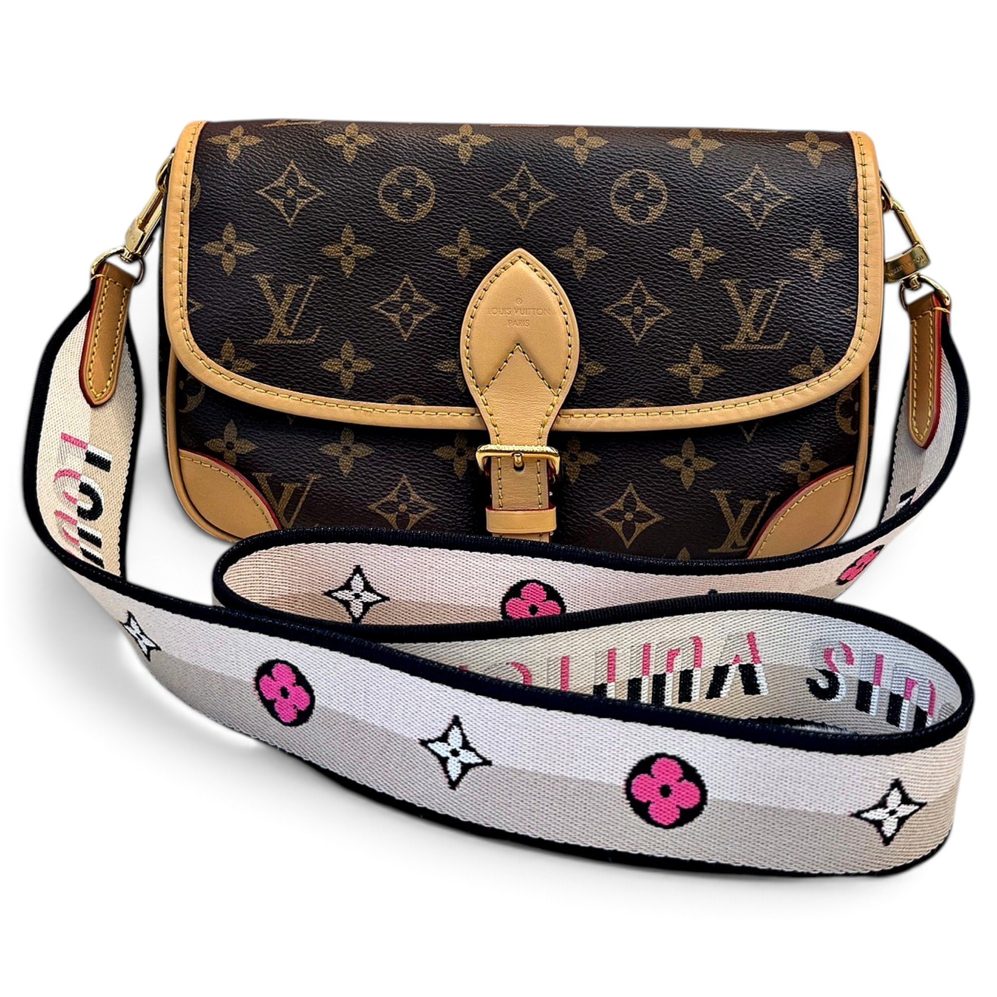 Diane leather crossbody bag