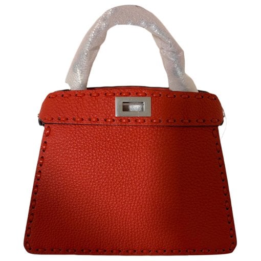 Peekaboo leather handbag