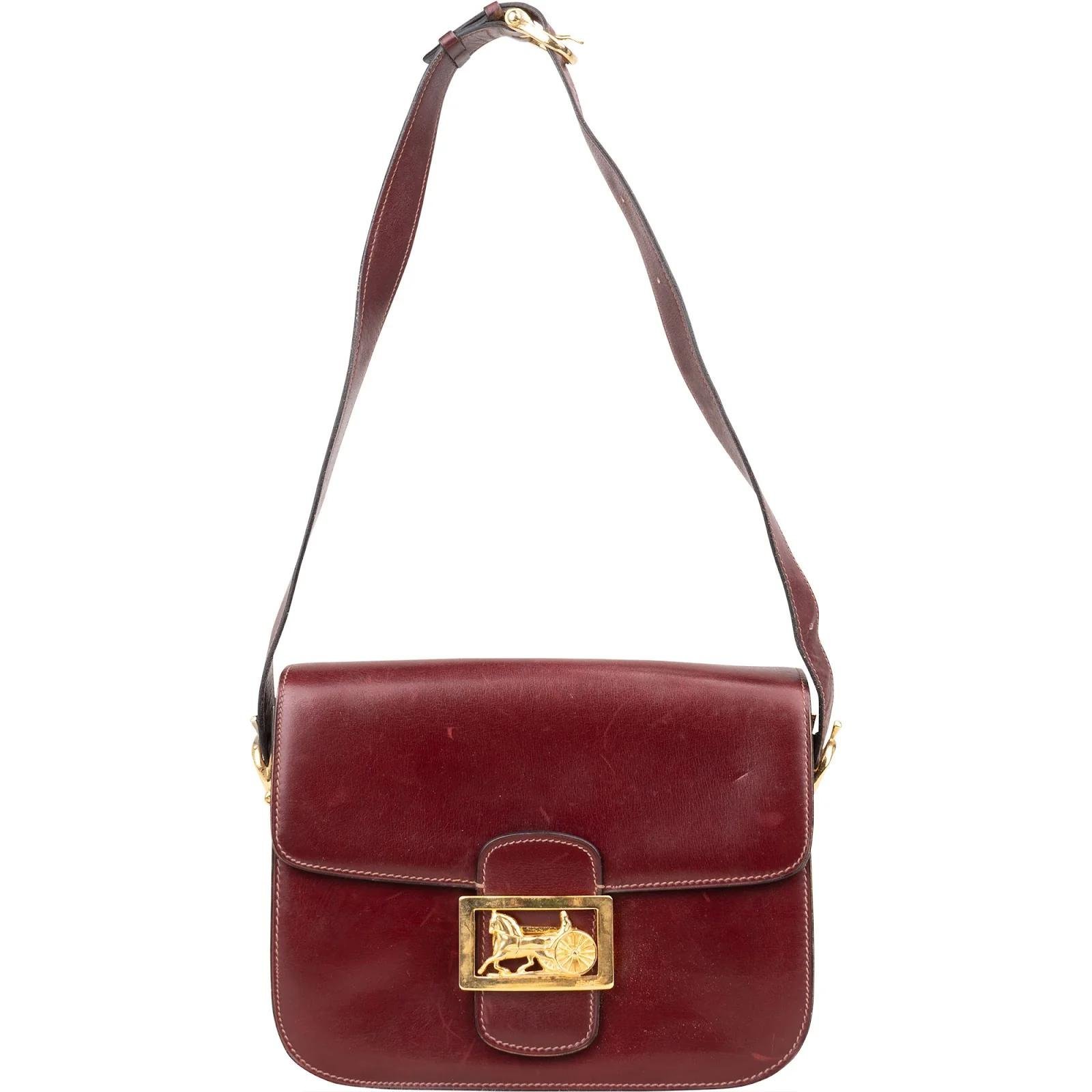 Triomphe leather handbag