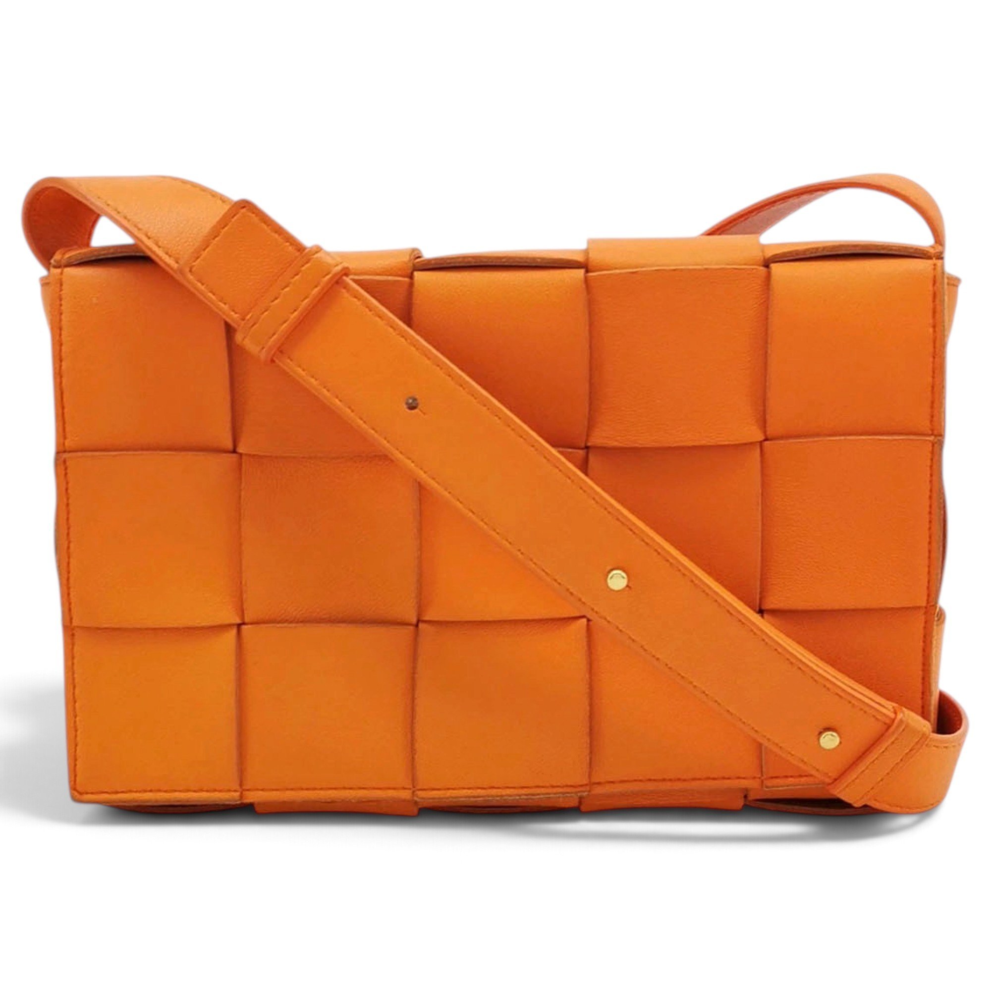 Cassette leather crossbody bag