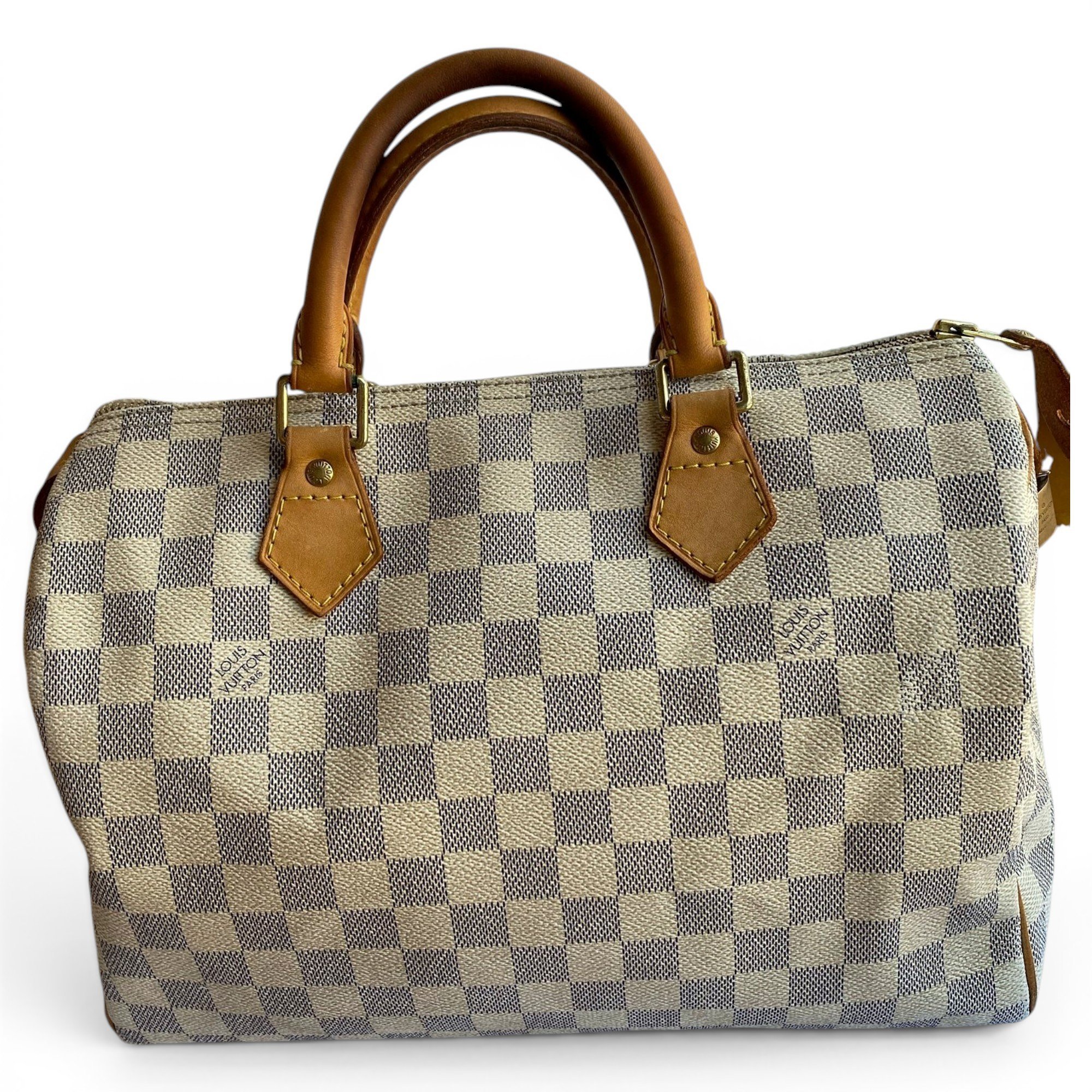 Speedy leather handbag