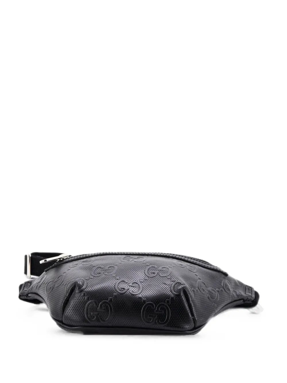 GG Embossed Perforated Leather Small belt bag