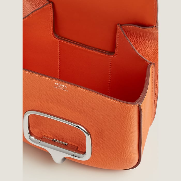 Orange Hermès Della Cavalleria Mini Bag II