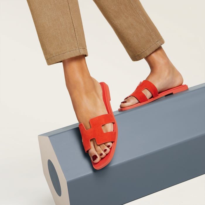 Orange Corail Oran Sandal
