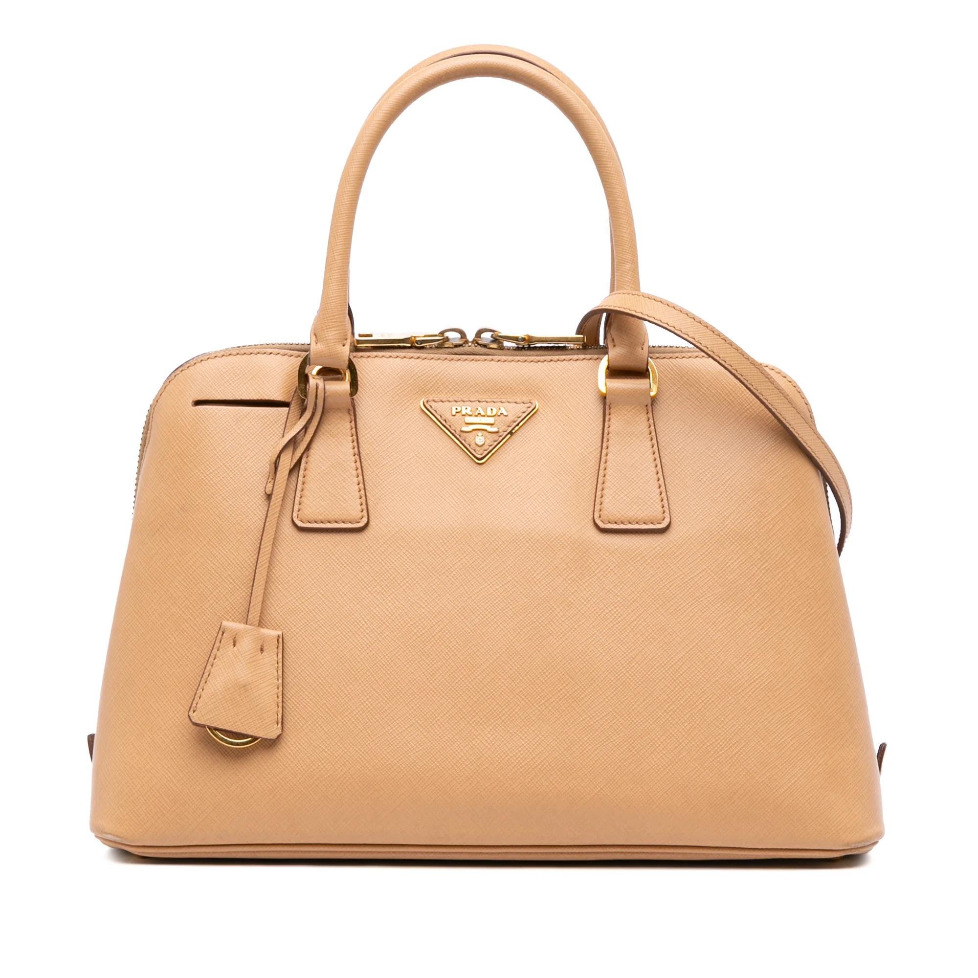 Promenade leather handbag