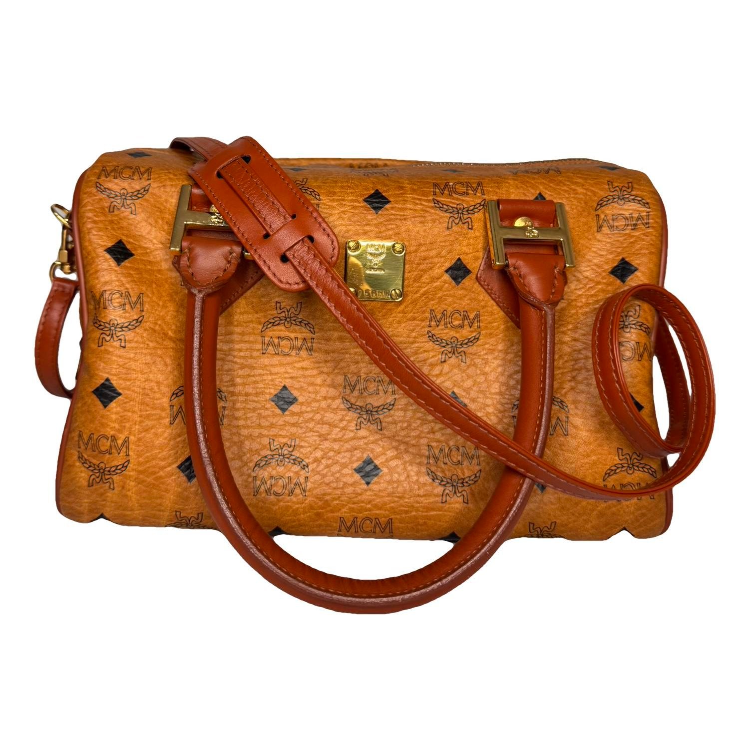 MCM Boston leather crossbody bag