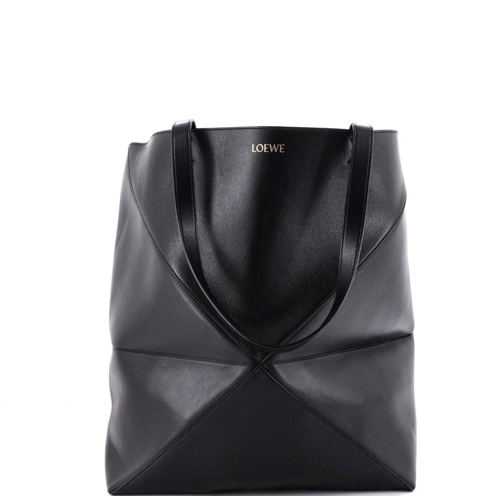 Leather tote