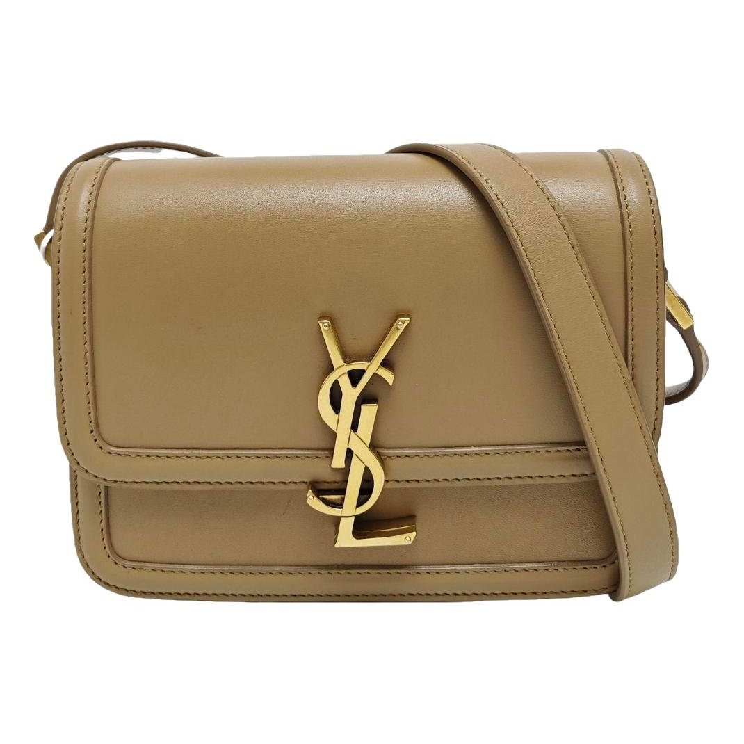 Solférino leather handbag