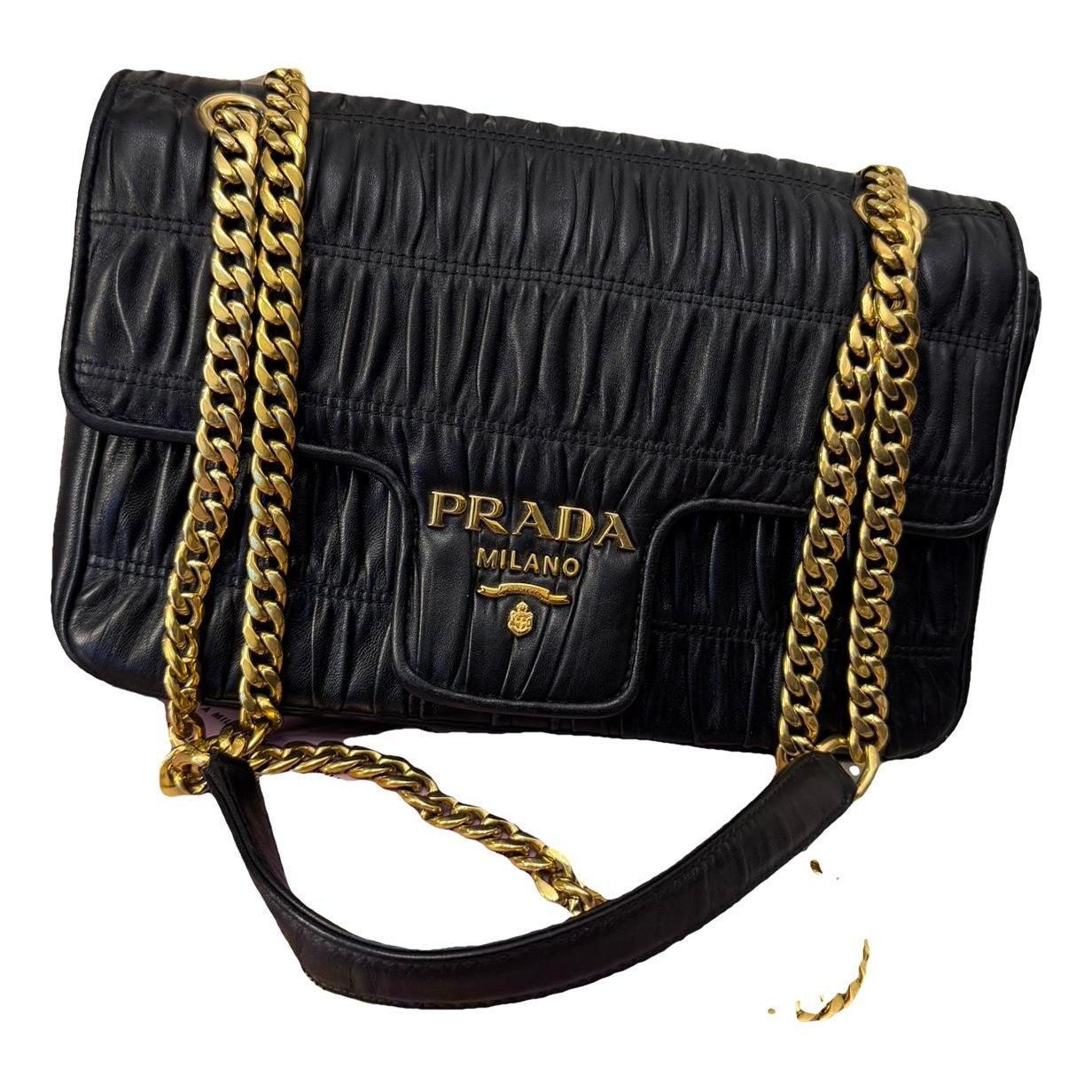 Diagramme leather handbag