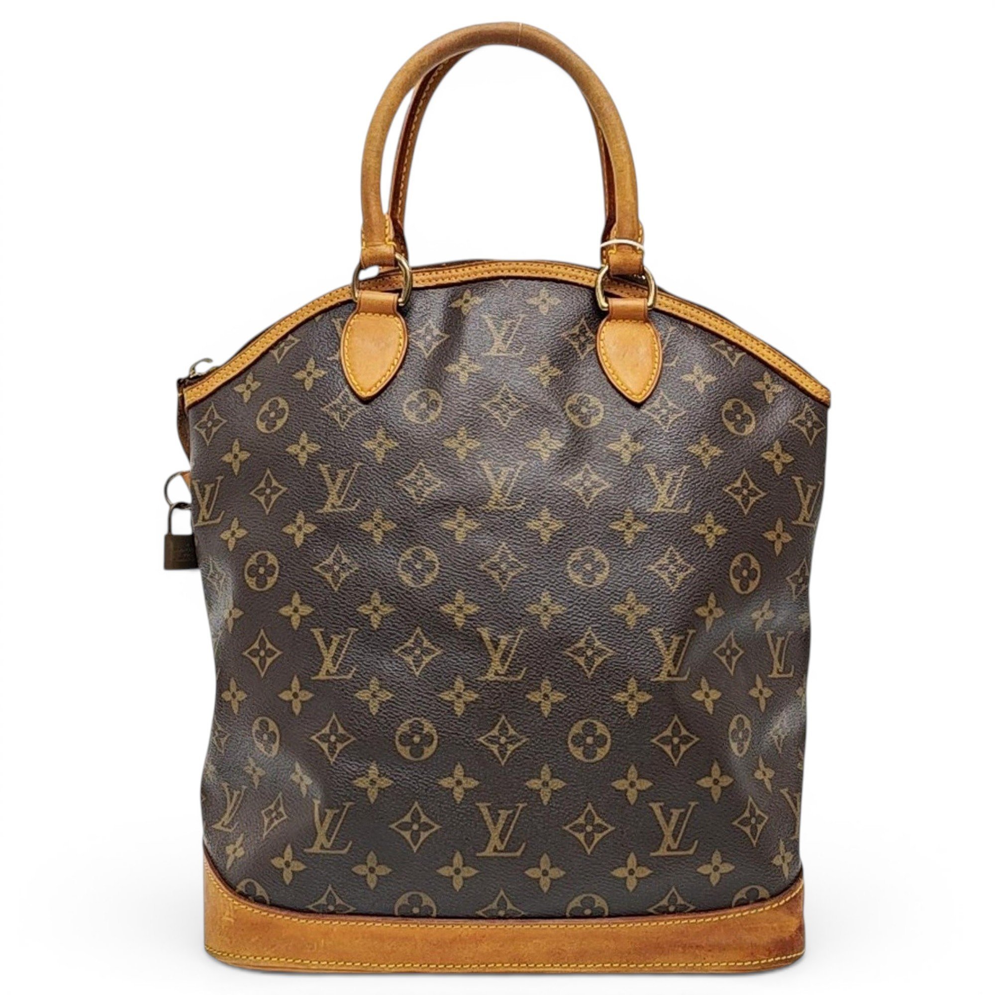 Lockit leather handbag