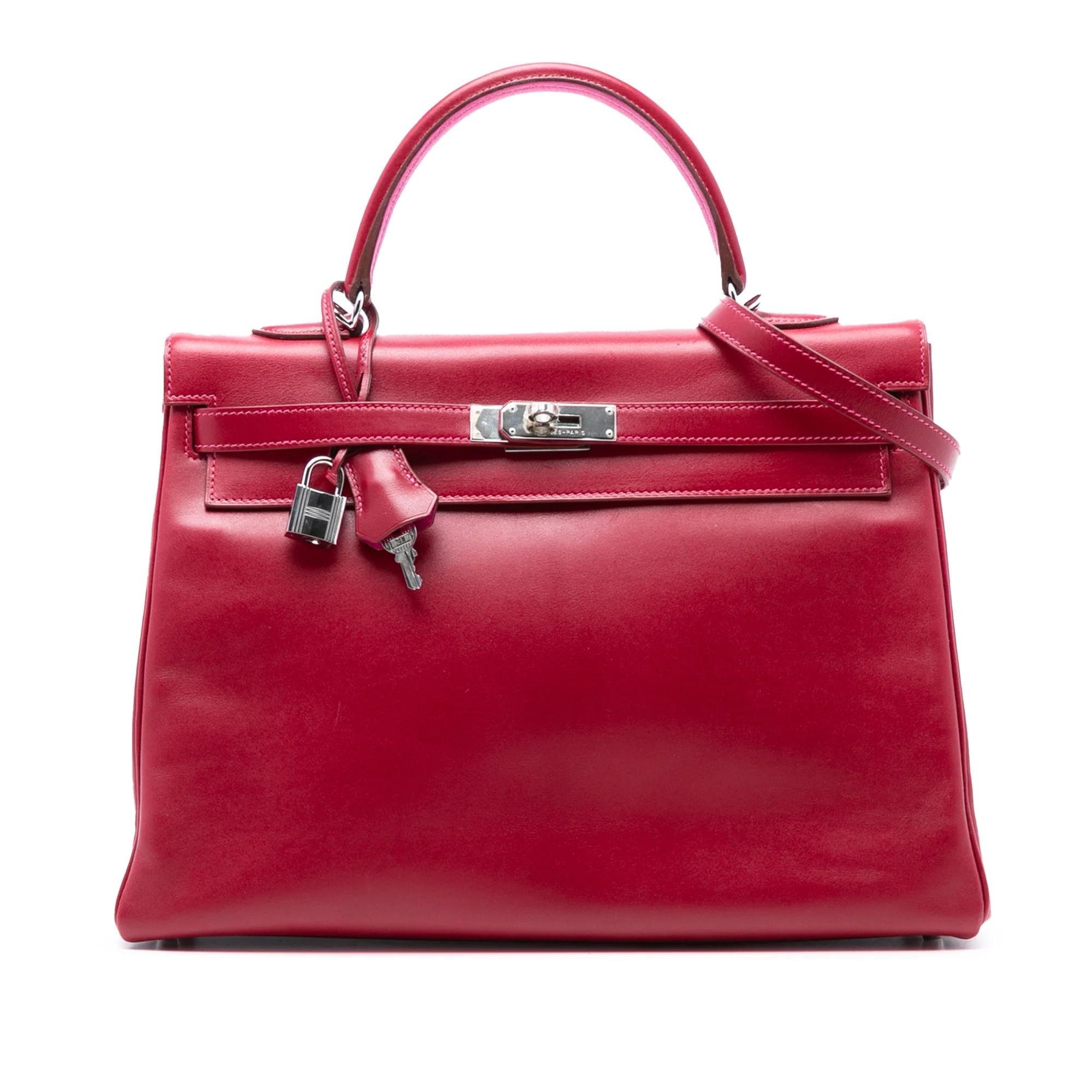 So Kelly pony-style calfskin handbag