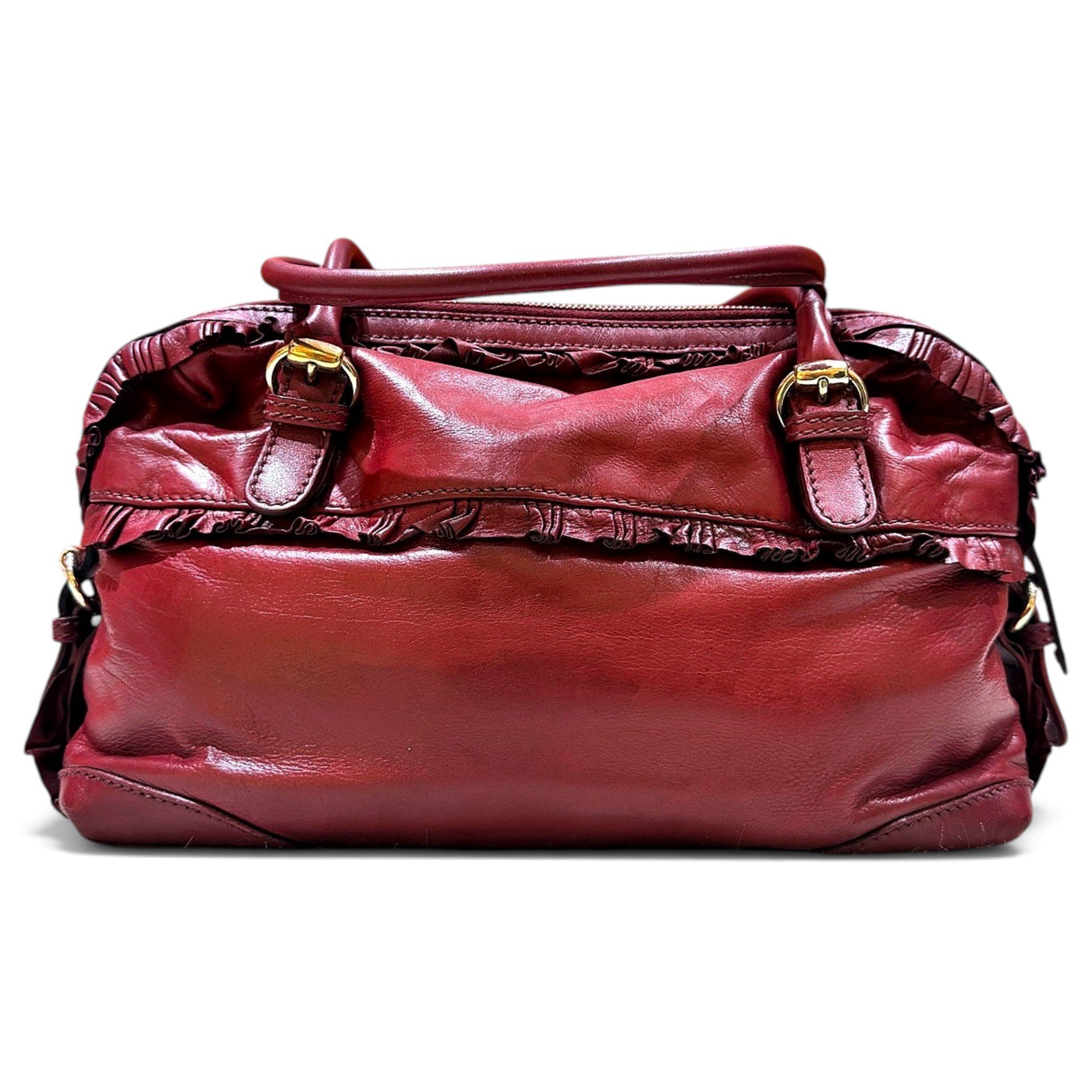 Leather handbag