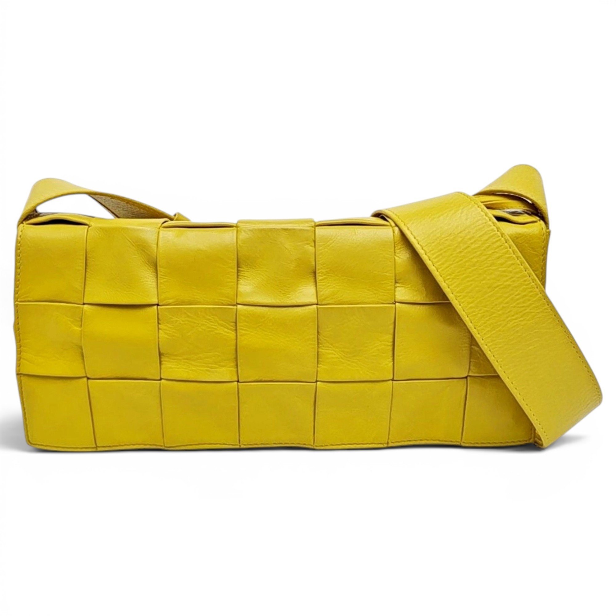 Brick Cassette leather handbag