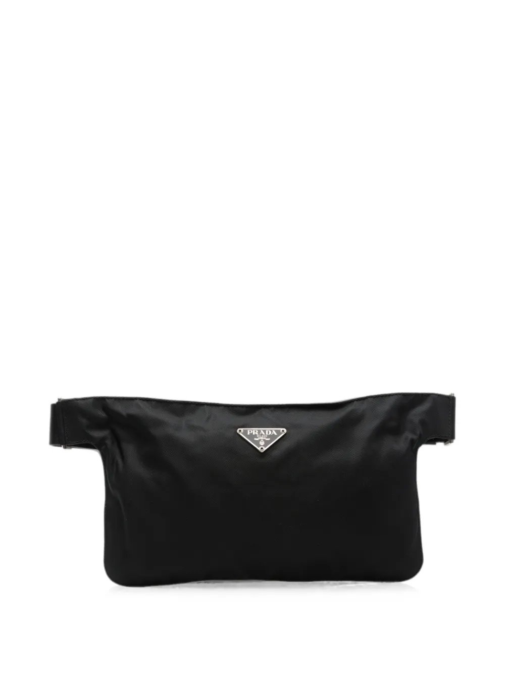 1990s enamel triangle logo belt bag