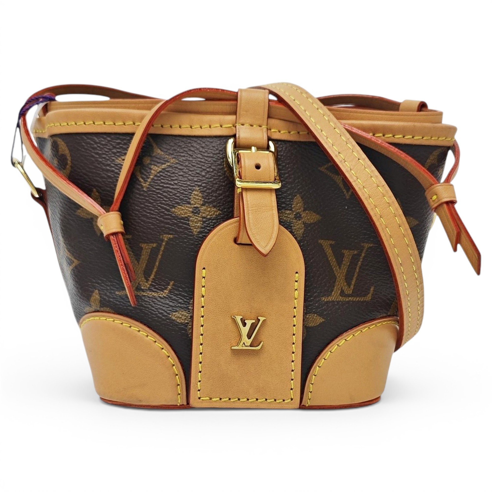 Nano Noé leather handbag