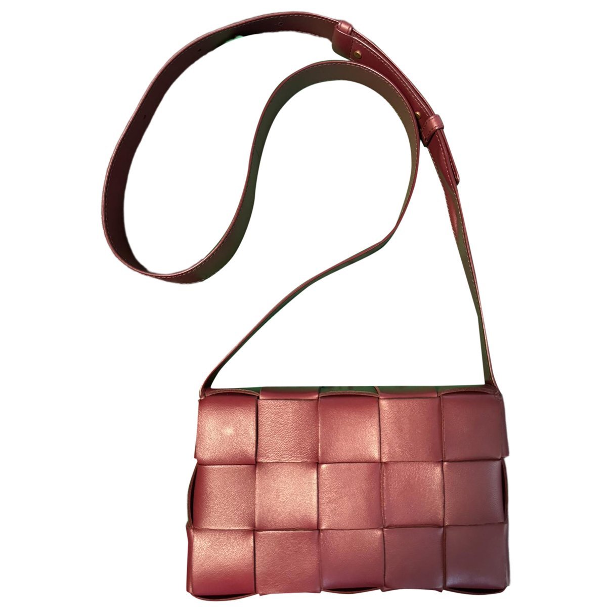 Cassette leather crossbody bag
