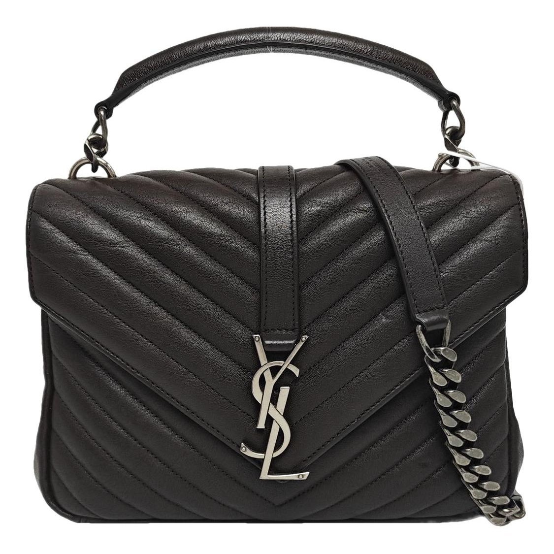 Collége monogramme leather handbag