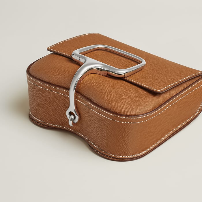 Gold Sac Hermès Della Cavalleria Mini II