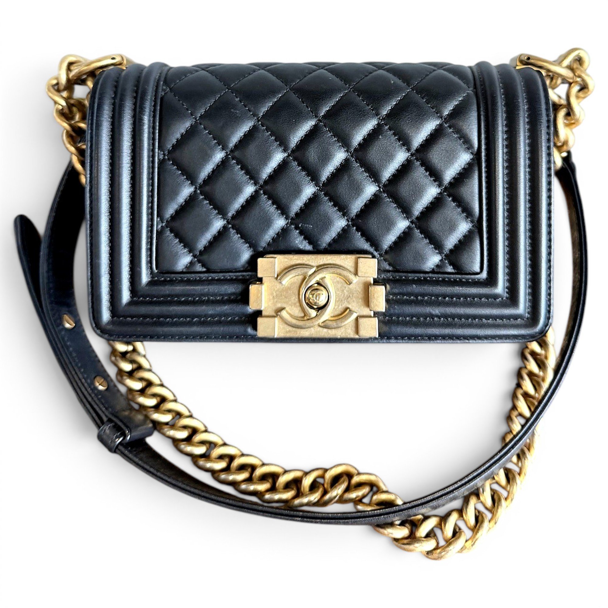 Boy leather handbag
