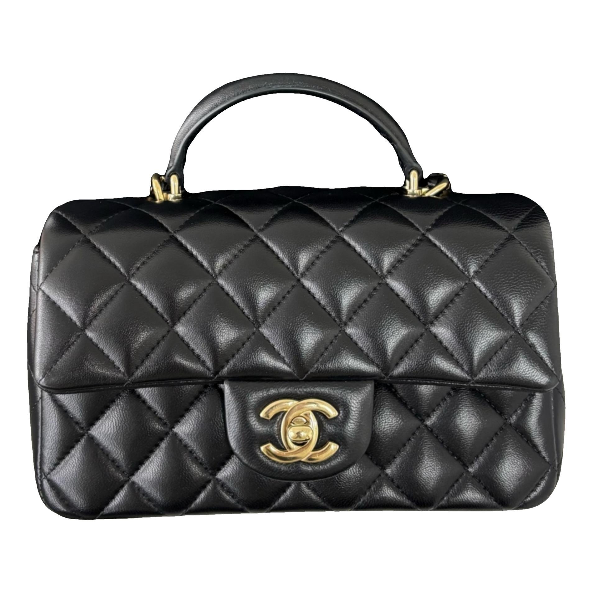 Timeless Classique Top Handle leather handbag