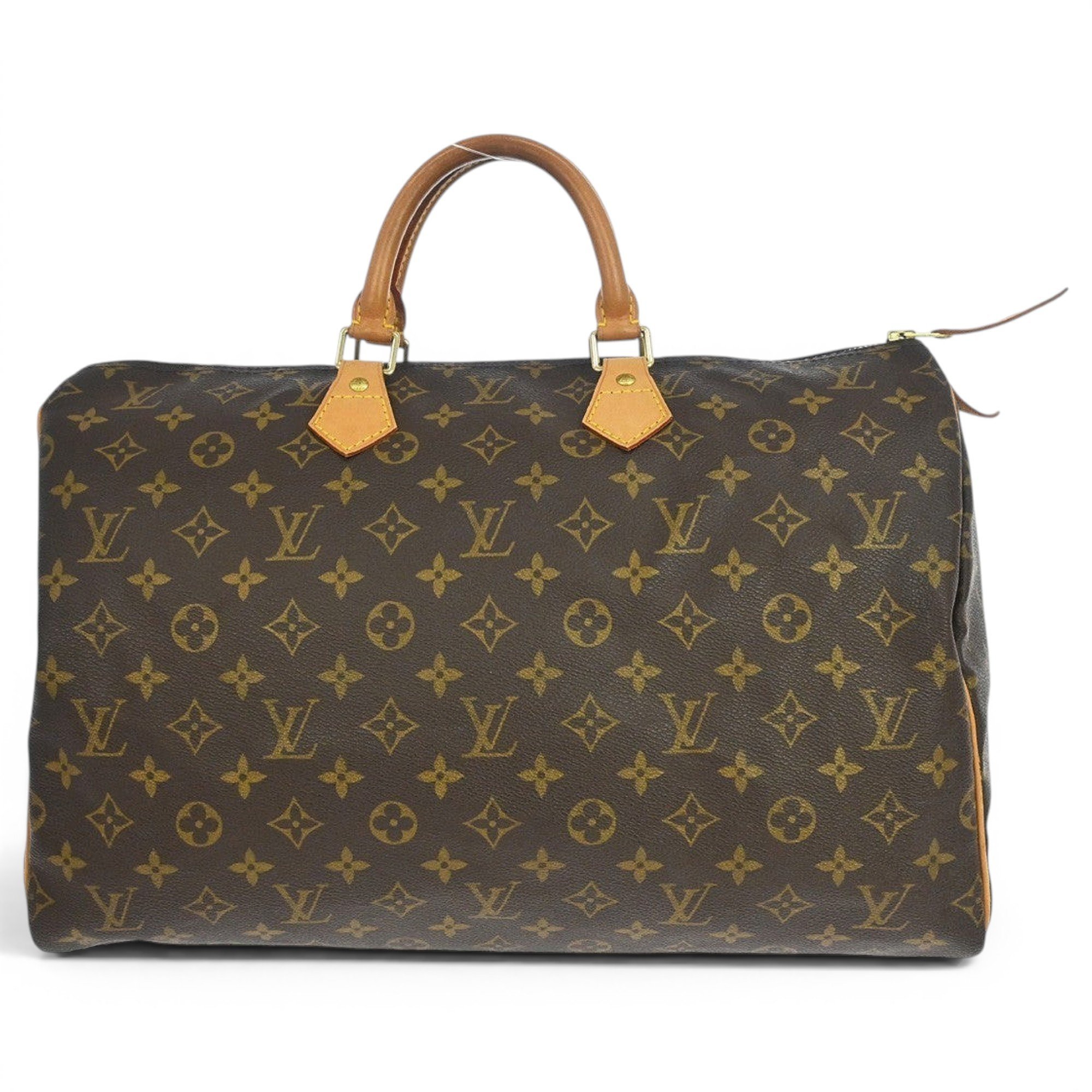 Speedy leather handbag