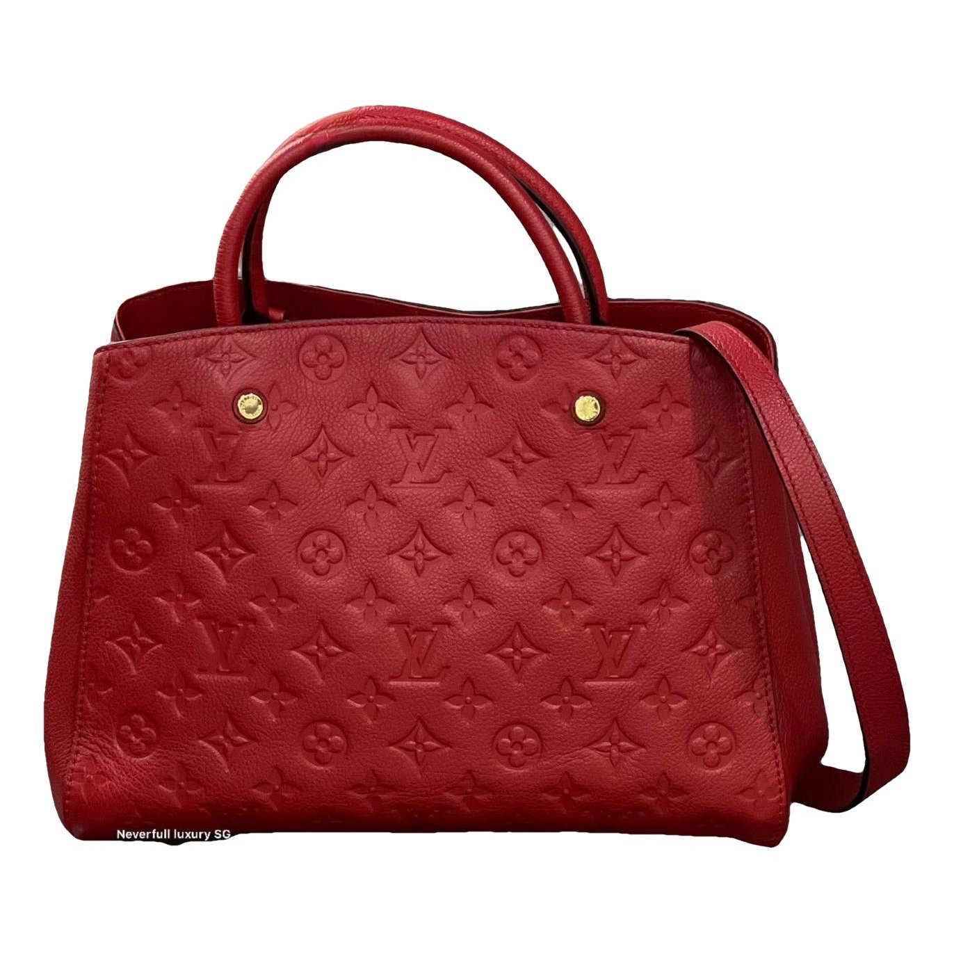 Louis Vuitton Montaigne leather handbag