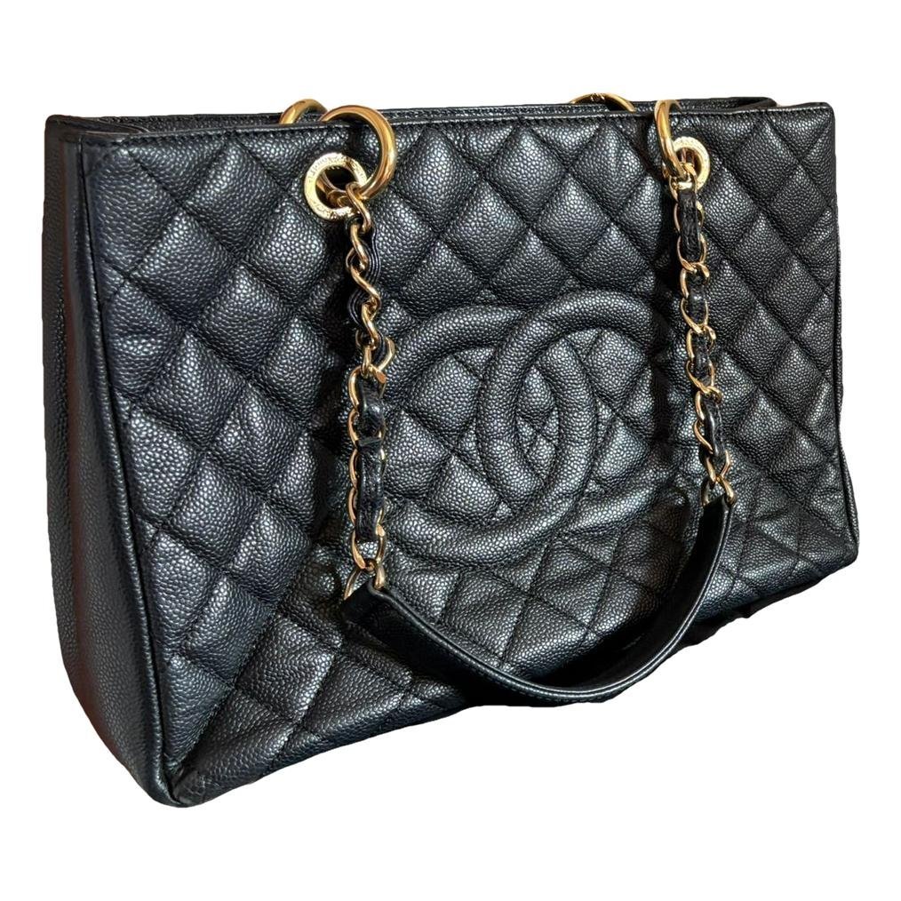 Grand shopping leather tote