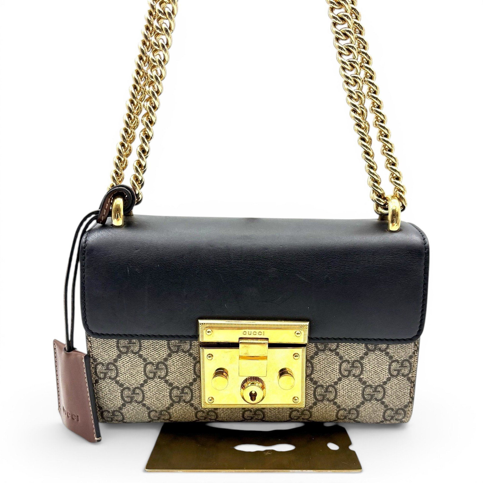 Padlock cloth handbag