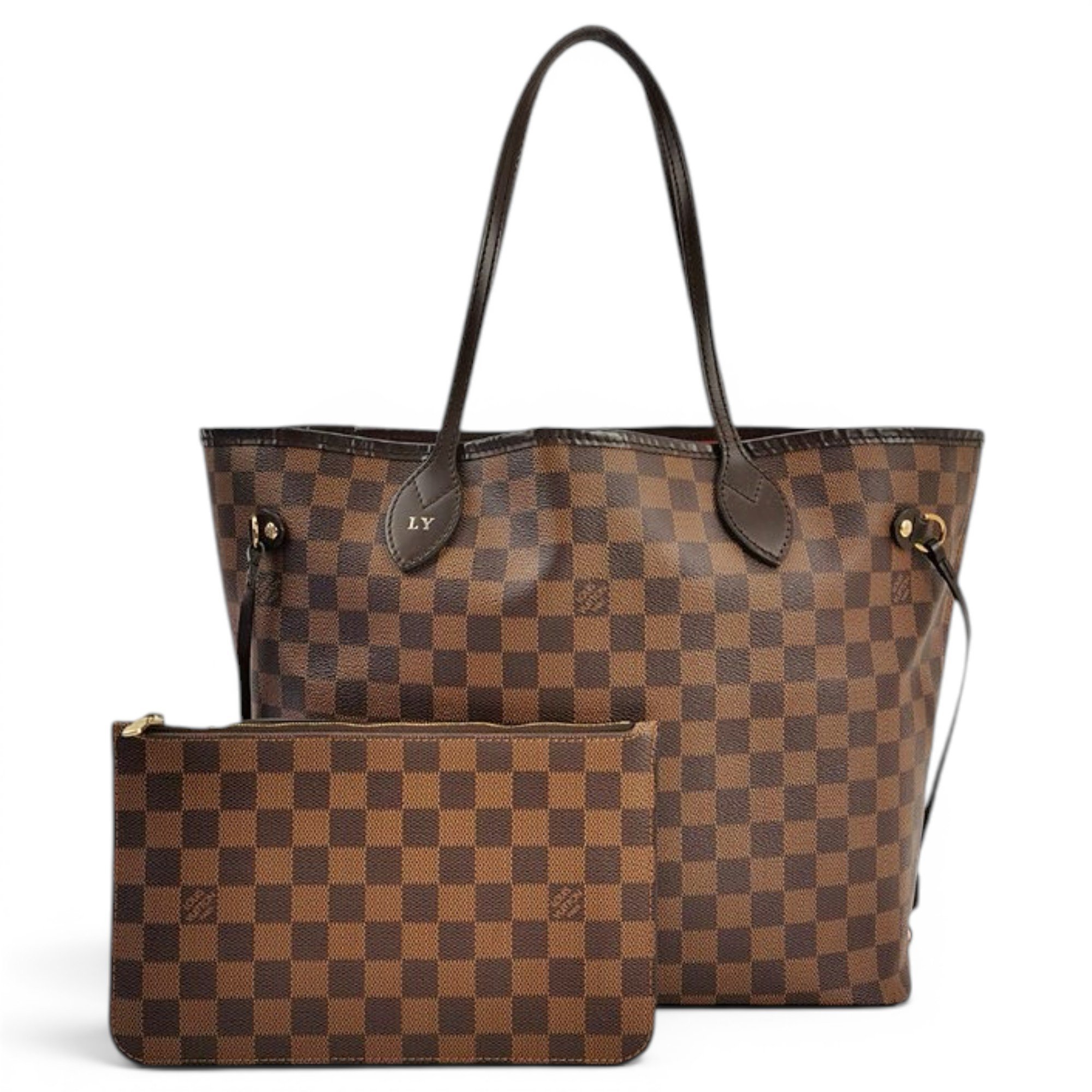 Neverfull leather tote